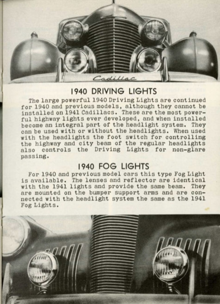 1941 Cadillac Accessories Booklet Page 28